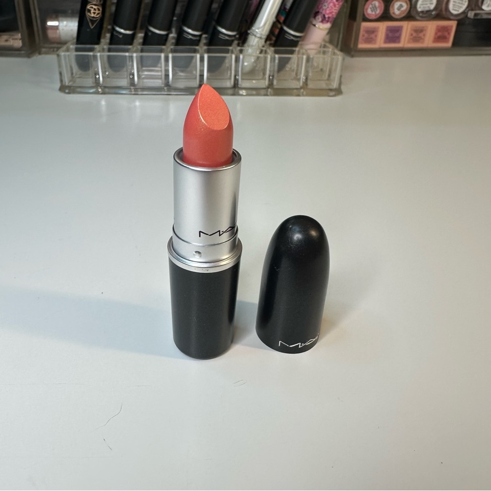 New MAC Cosmetics Coral Frost Lipstick in Sprinkle of Magic